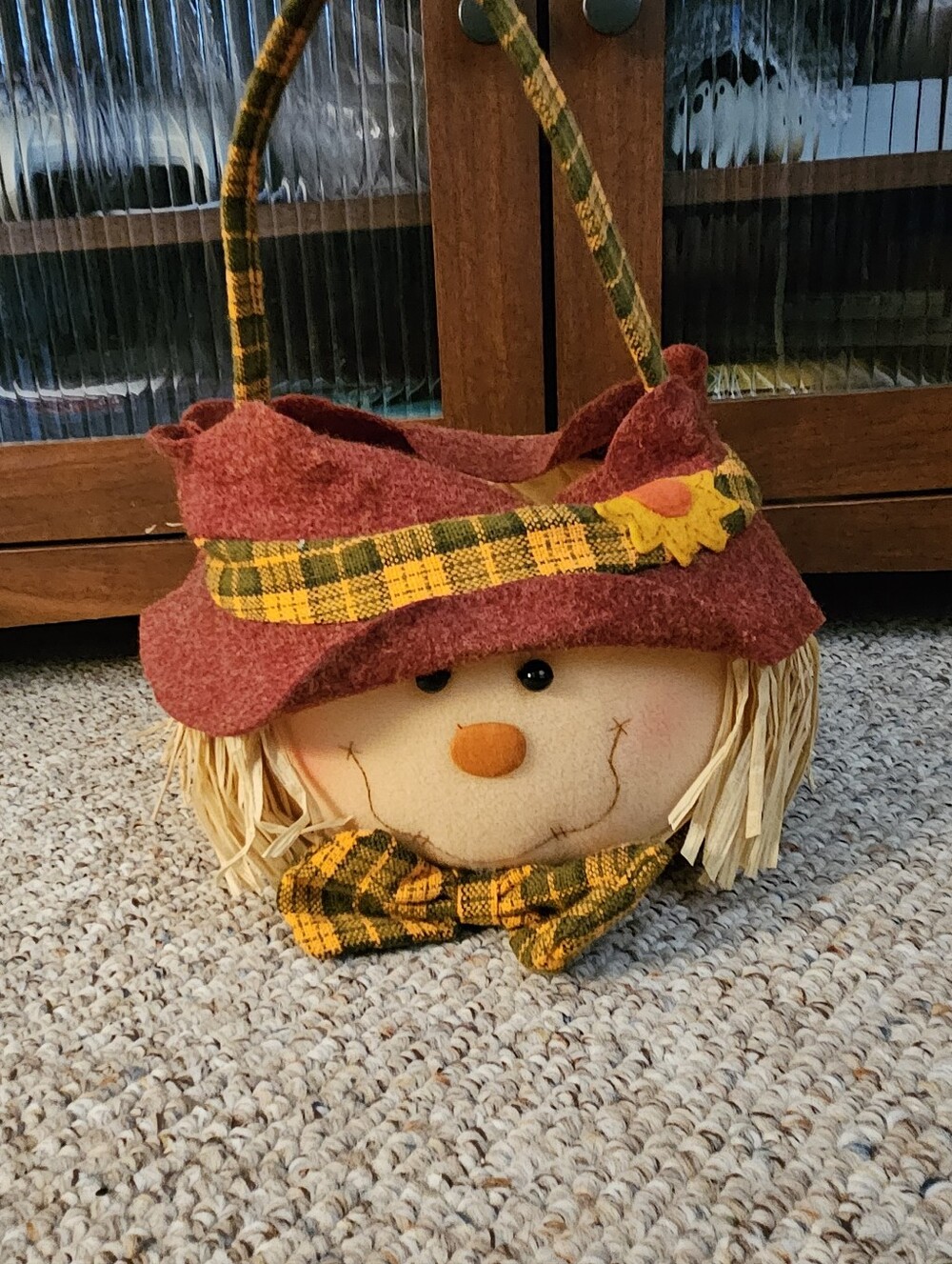 2006 Prima Creations Fall Scarecrow Basket